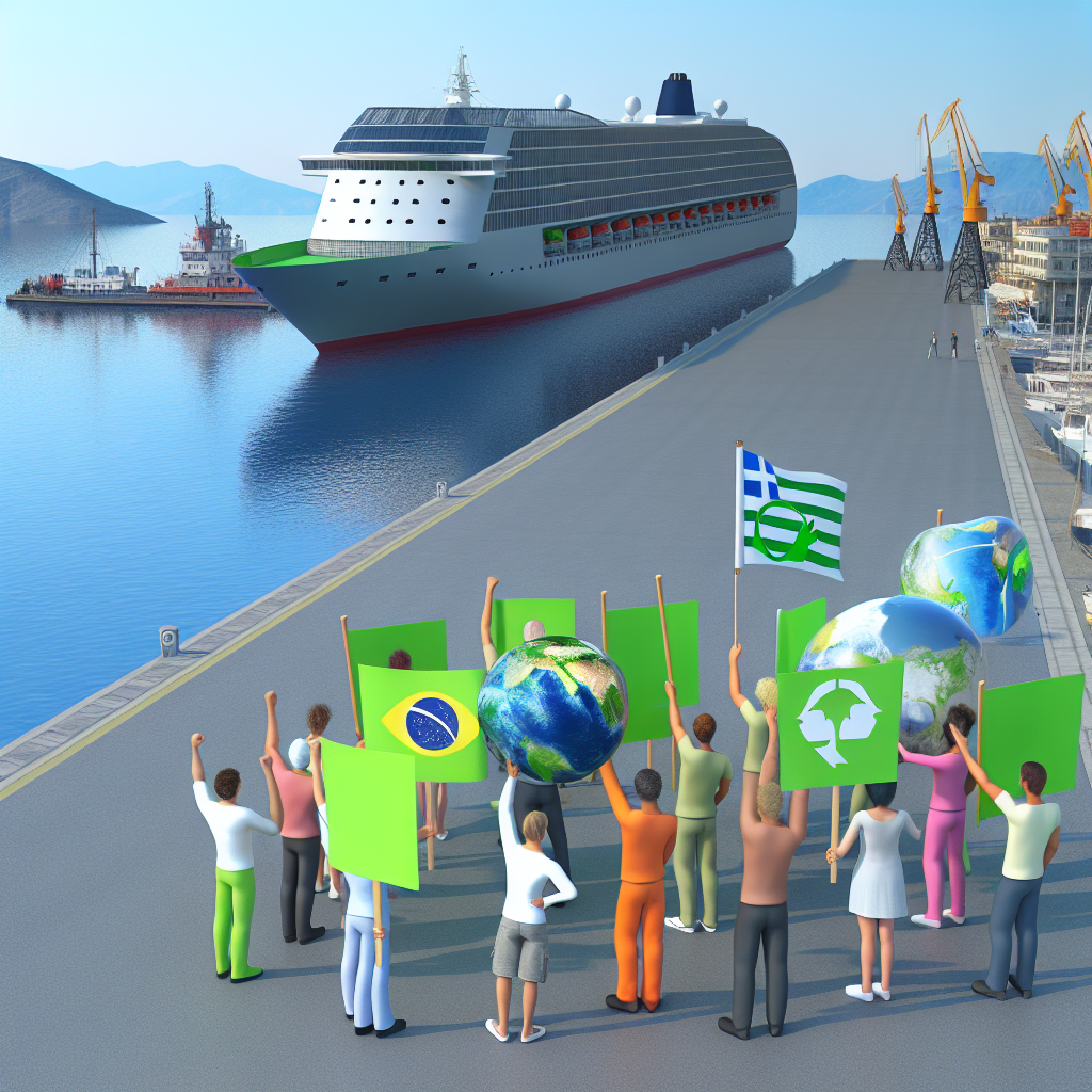 Greek police increase security after protests against Israeli cruise ship