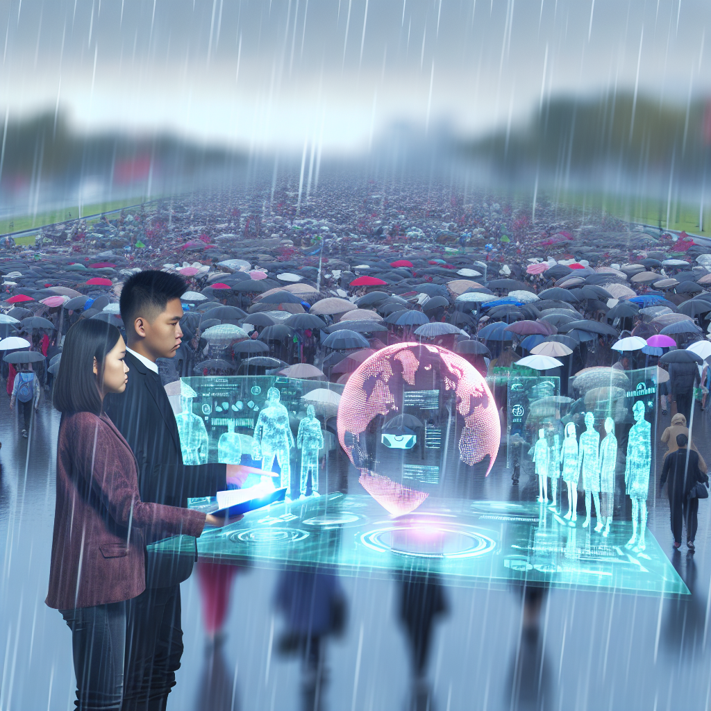 Massive crowds line up in the rain at Ole Miss for Turning Point USA event with VP Vance, Erika Kirk