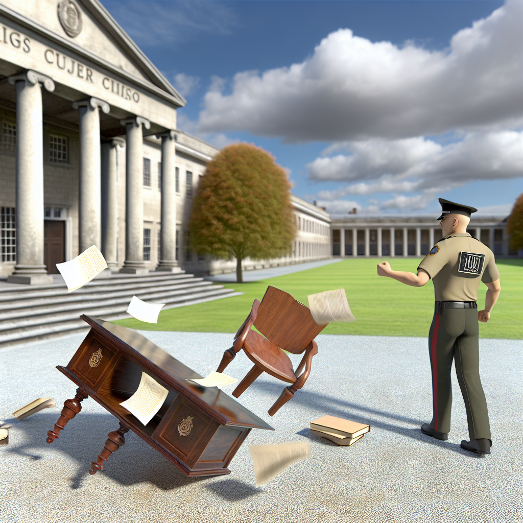 Turning Point table flipper threatened Trump, arrested by feds after firing from teaching assistant job: FBI