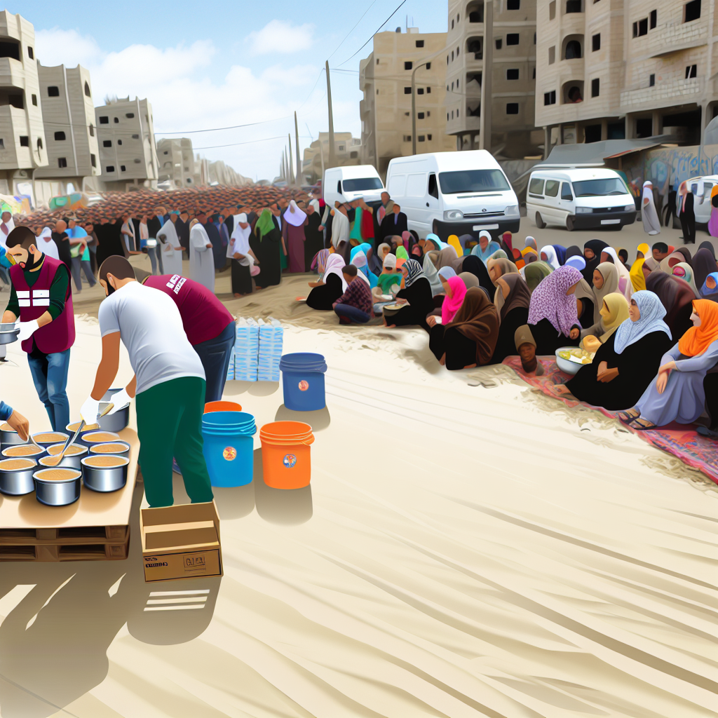 Packed soup kitchens feed Gaza as Israel blocks entry of aid trucks