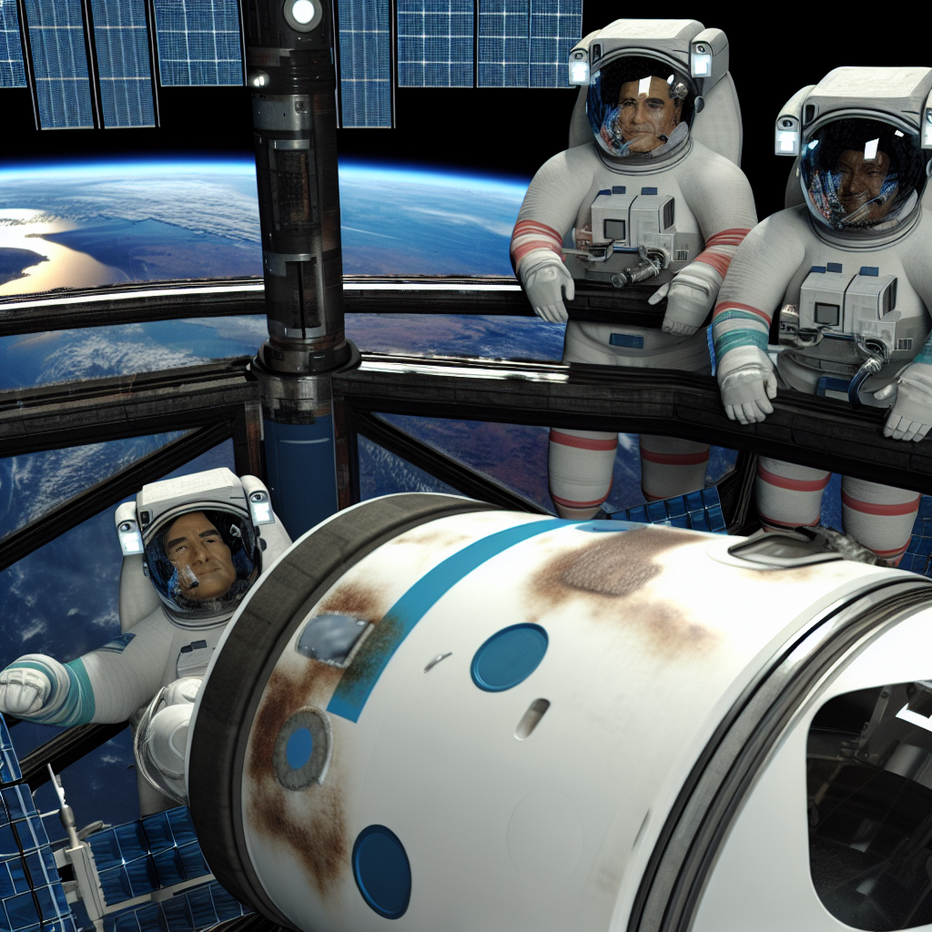 Chinese astronauts stranded in space after debris strikes return capsule during mission