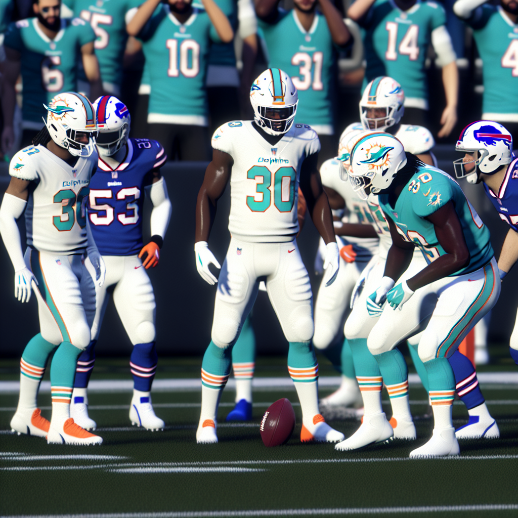 Dolphins stun Bills with blowout win behind De'Von Achane's big day